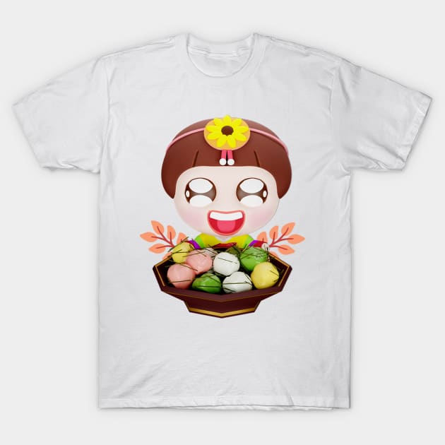 Yummy Chuseok Songpyeon T-Shirt by Anicue